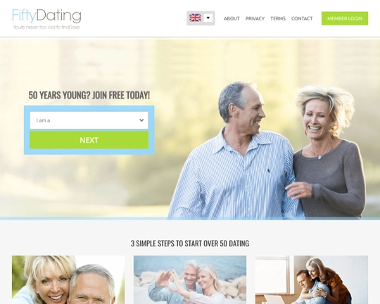 FiftyDating.com Logo