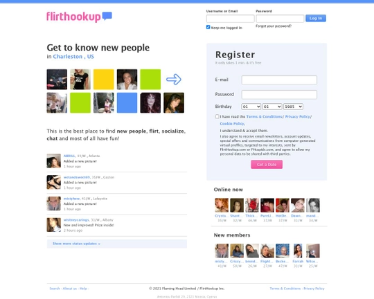 Flirt Hookup Logo