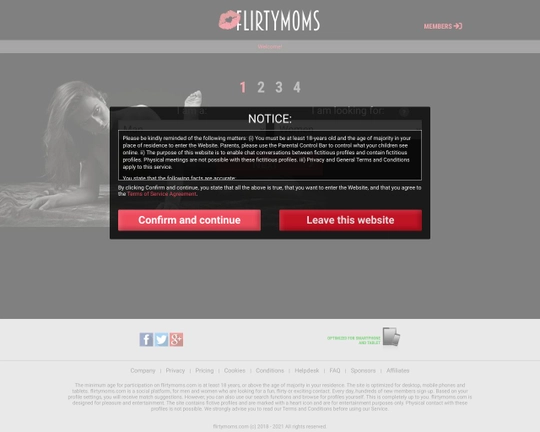 Flirty Moms Logo