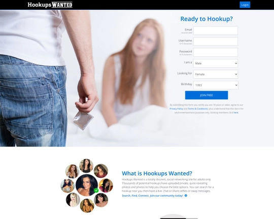 Hookups Wanted Logo