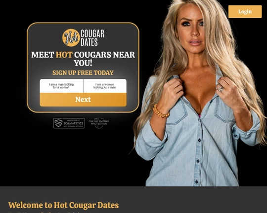 Hot Cougar Dates Logo