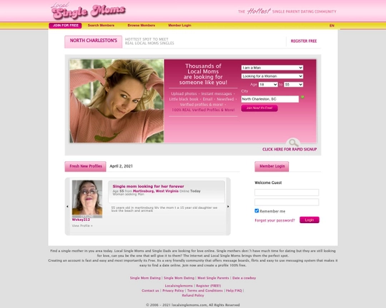 Local Single Moms Logo