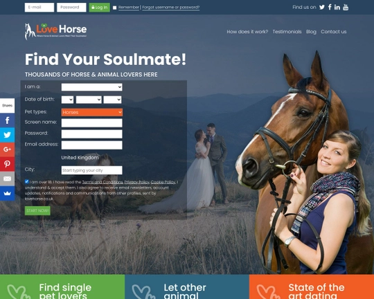 Love Horse Online Dating Logo