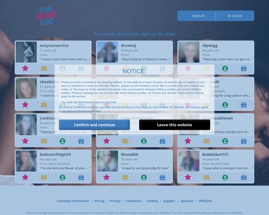 OurSecretChat Logo
