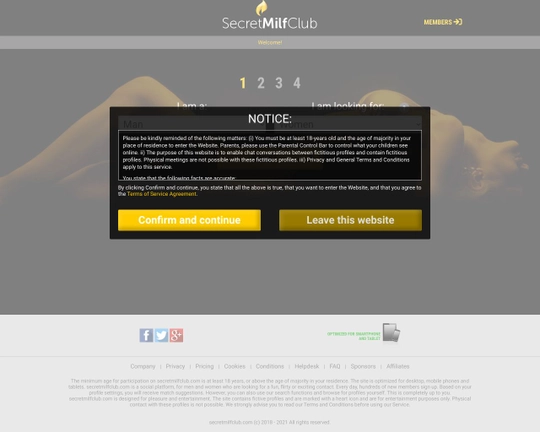 Secret Milf Club Logo